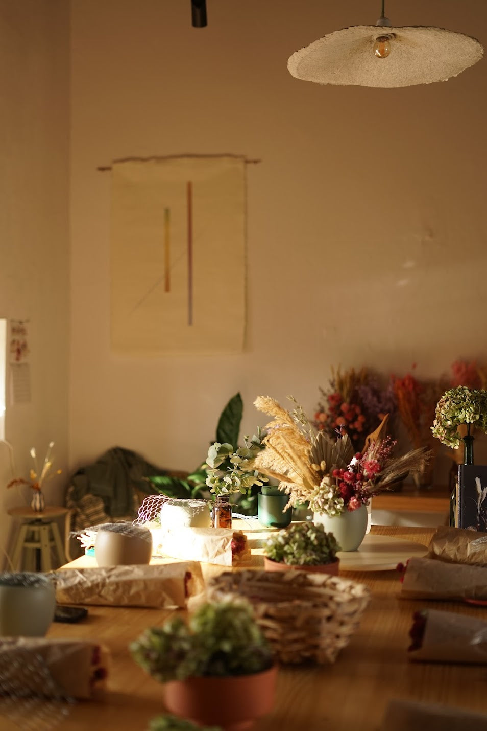 OCTOBER 11: FLORAL COMPOSITION IN PUMPKIN